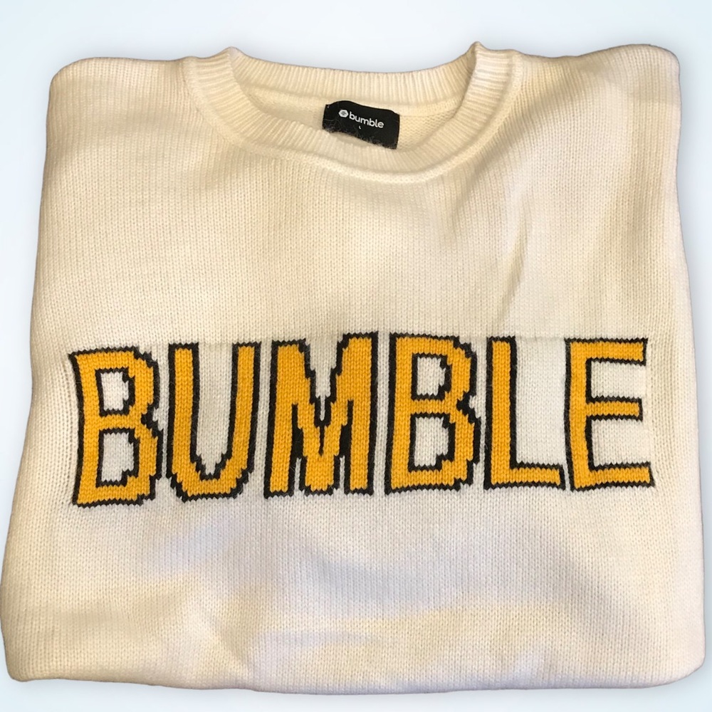 Acrylic BUMBLE Crew Neck Sweater - LG - Picture 4 of 7